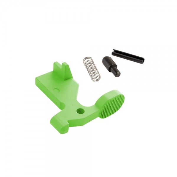 AR-15 Bolt Catch Assembly Kit with Plunger, Spring & Roll Pin - Cerakote Zombie Green